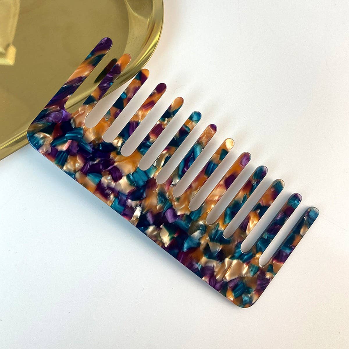 Tortoiseshell Acetate Comb Vintage Anti-Static_CWMM6403