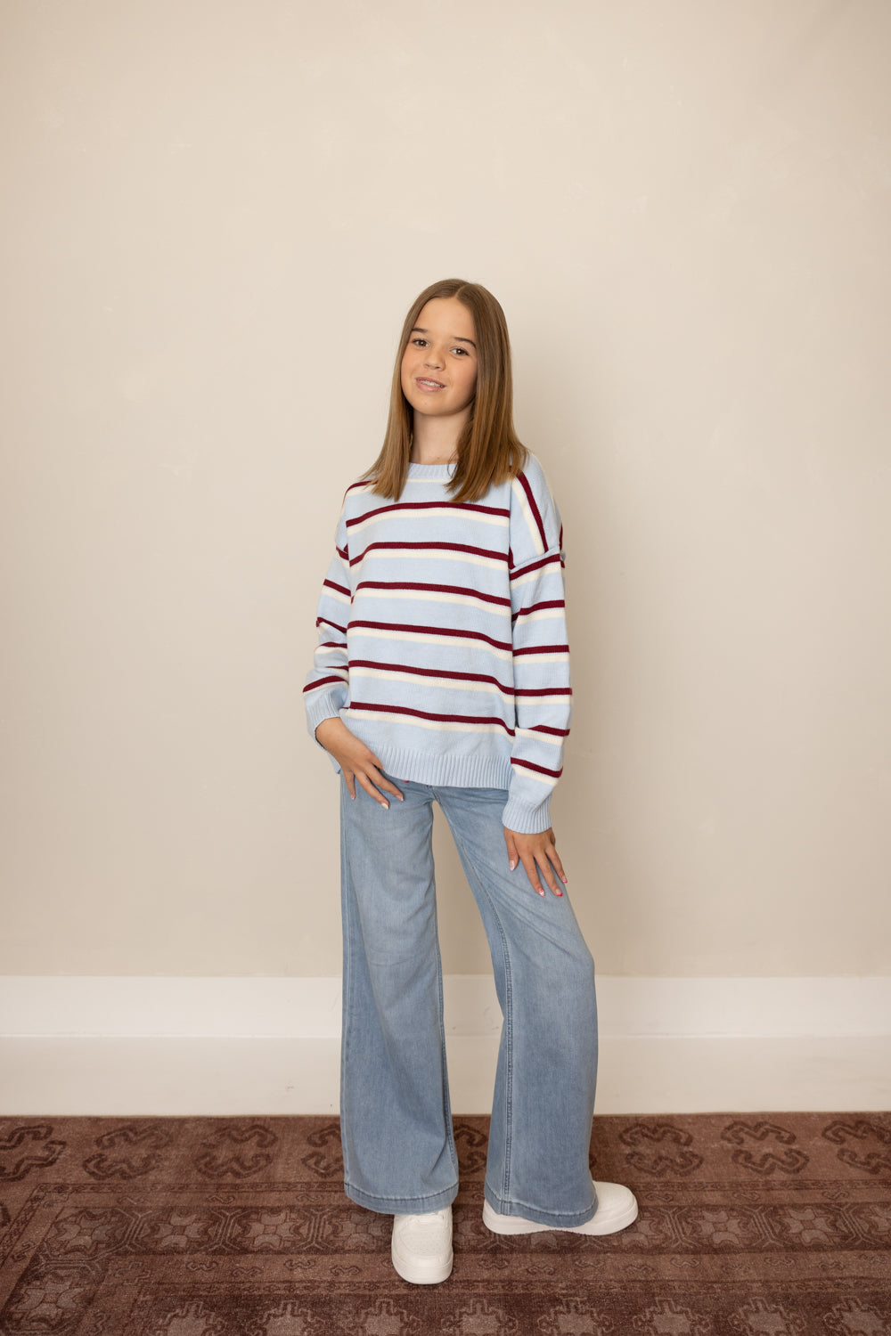 Brynleigh Striped Sweater Tween