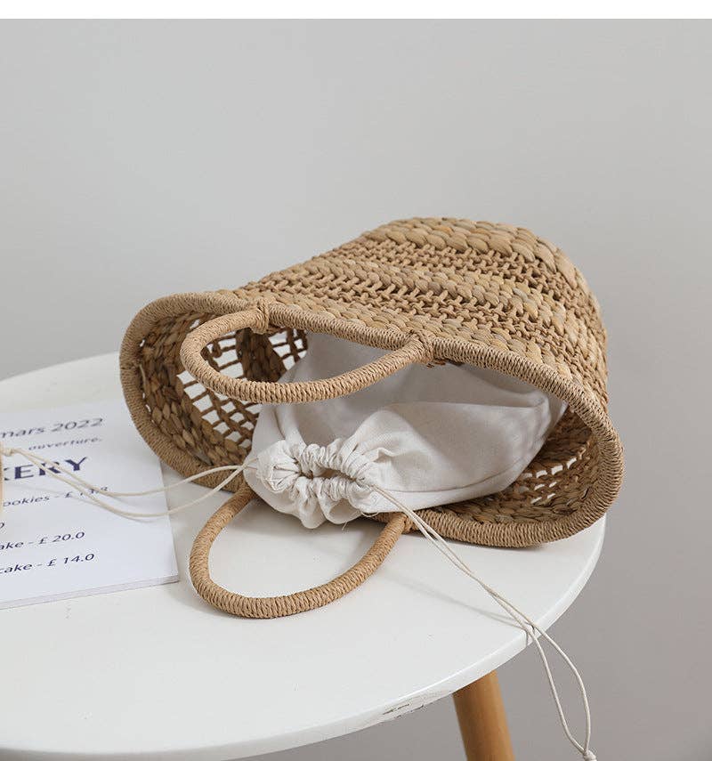 French Vintage Woven Bag Trendy Beach Tote