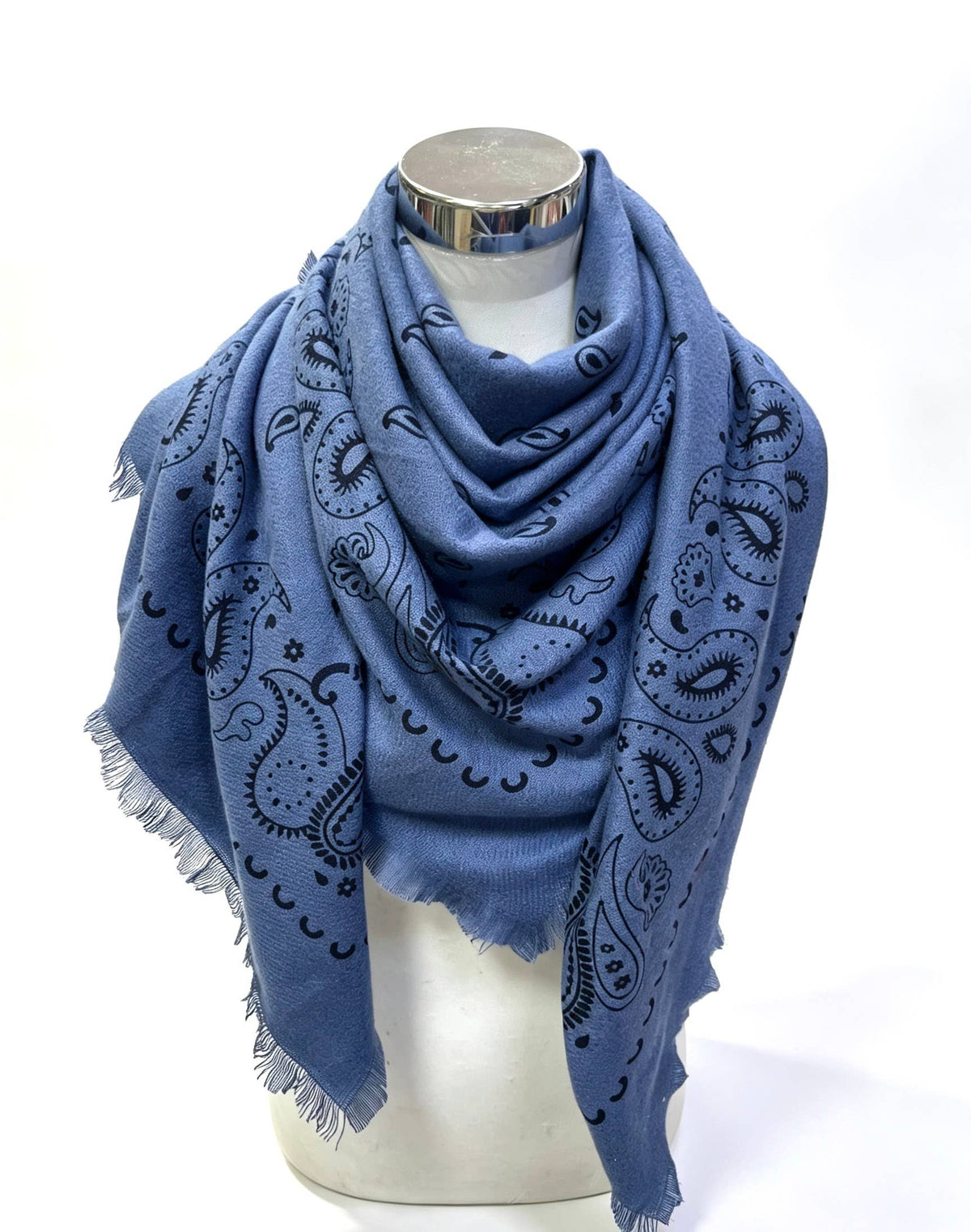 Large Wool Bandana Scarf
