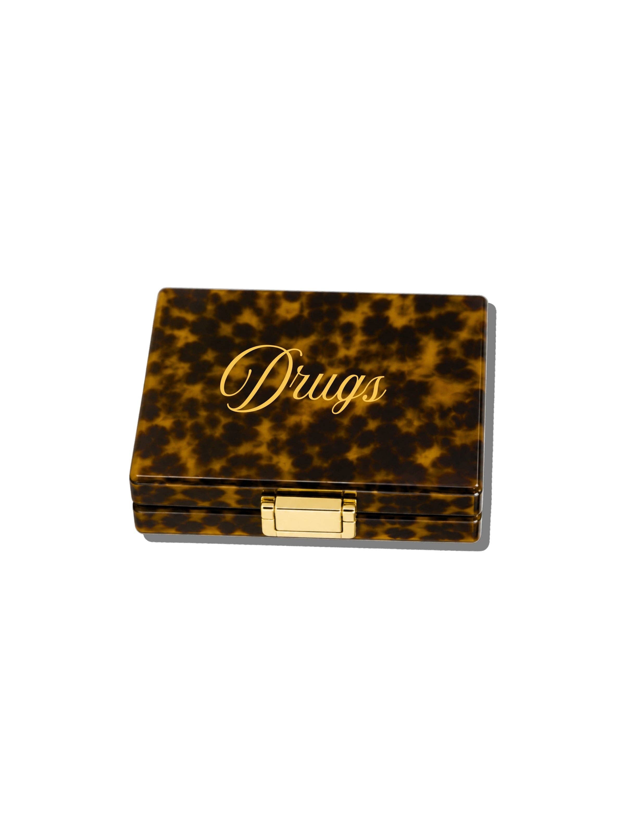 Hand-painted Drugs 7-day Handbag Hero Pillbox