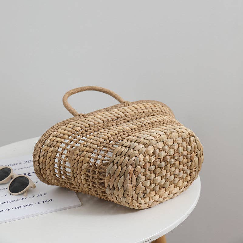 French Vintage Woven Bag Trendy Beach Tote