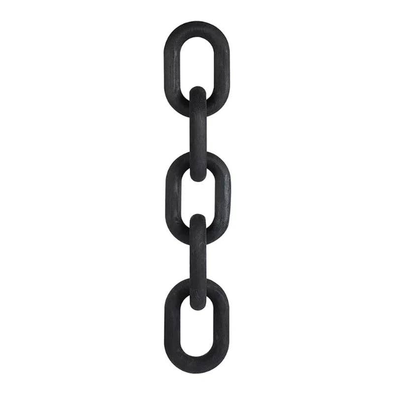 Black Wooden Chain Decor