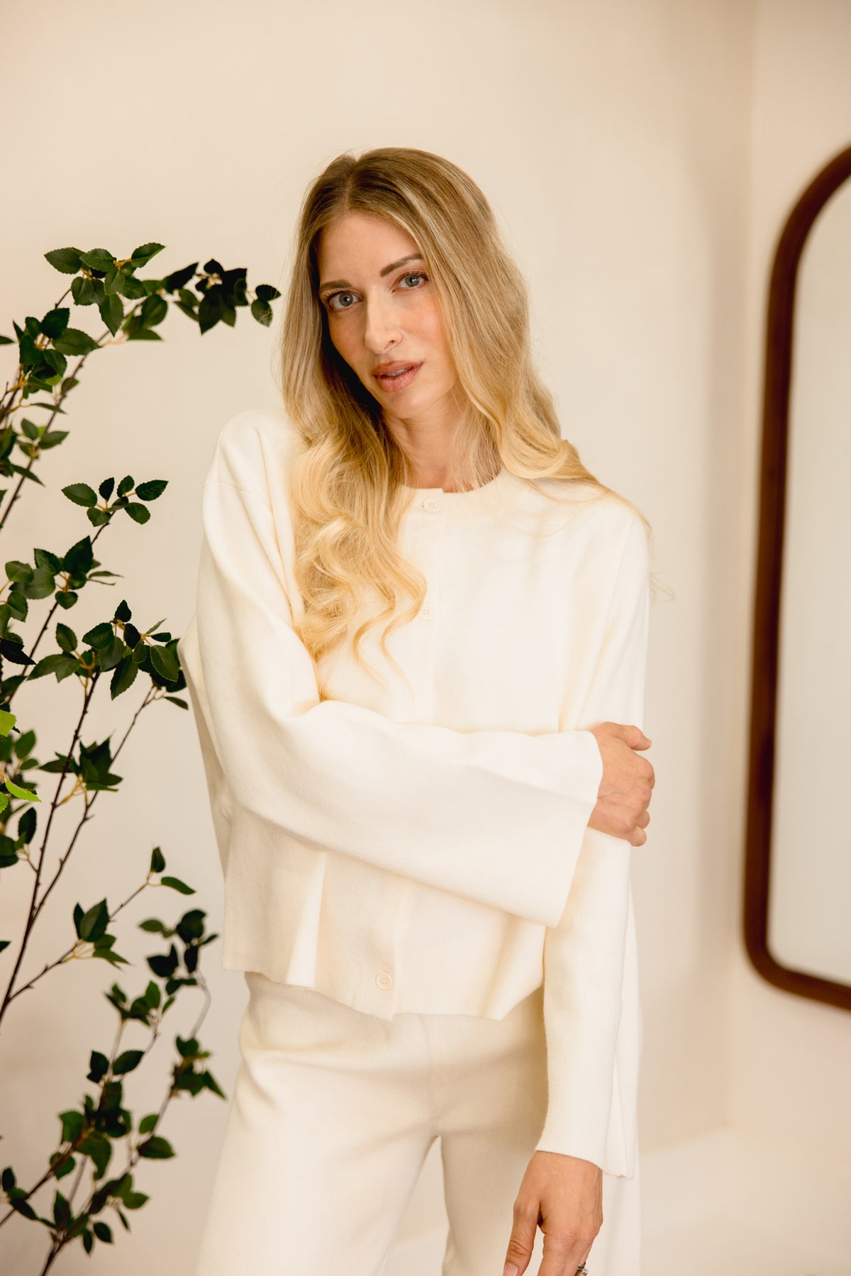 Eloise High Waisted Sweater Pants