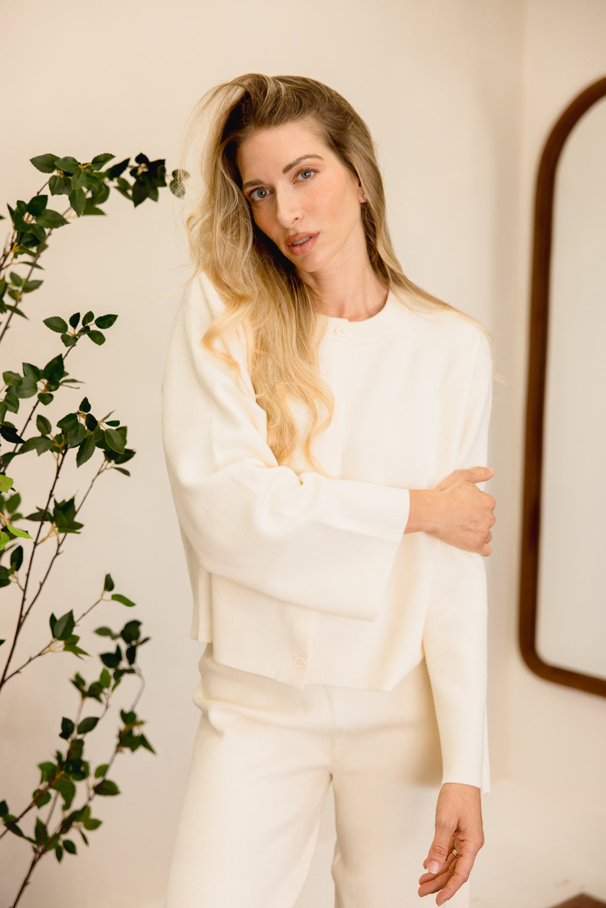 Eloise High Waisted Sweater Pants