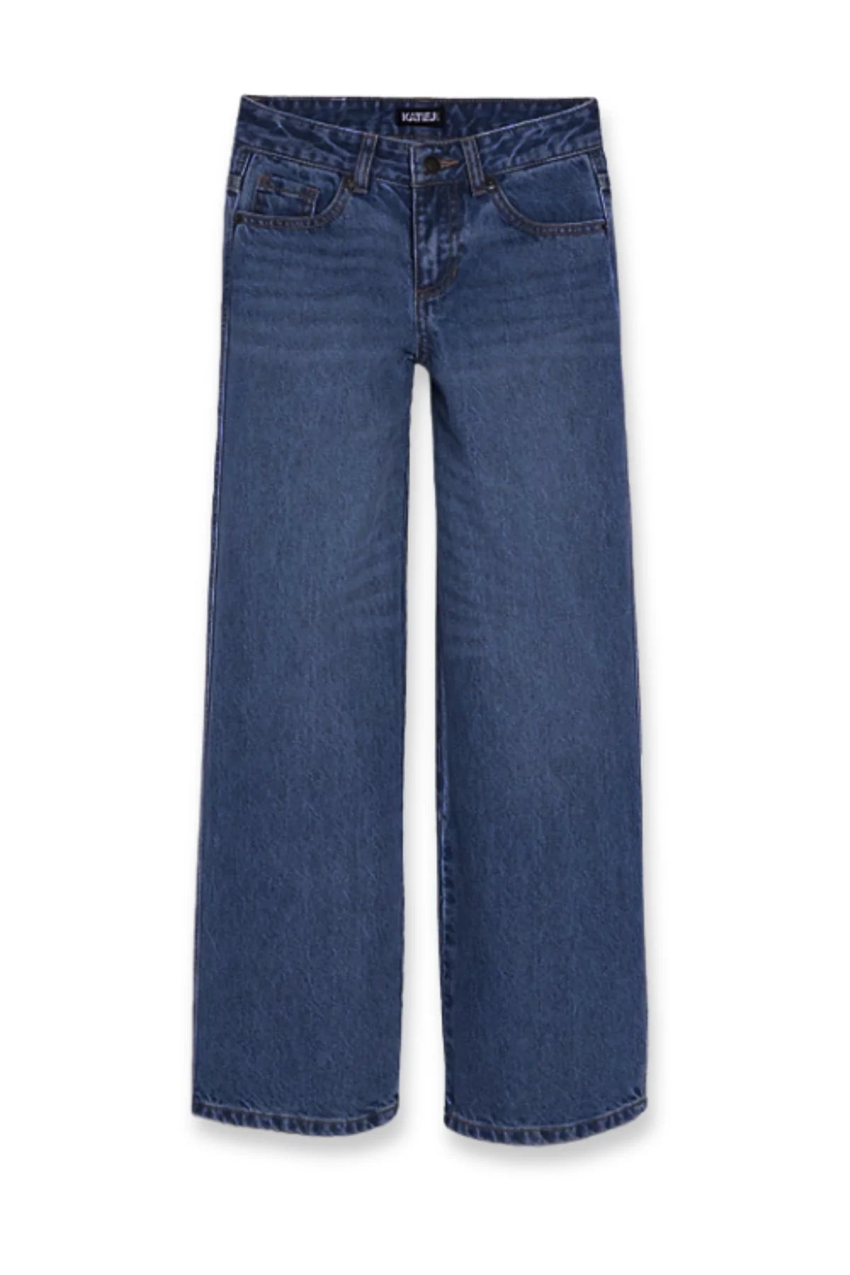 Tween Chicago Mid Wash Low Rise Wide Leg Jeans