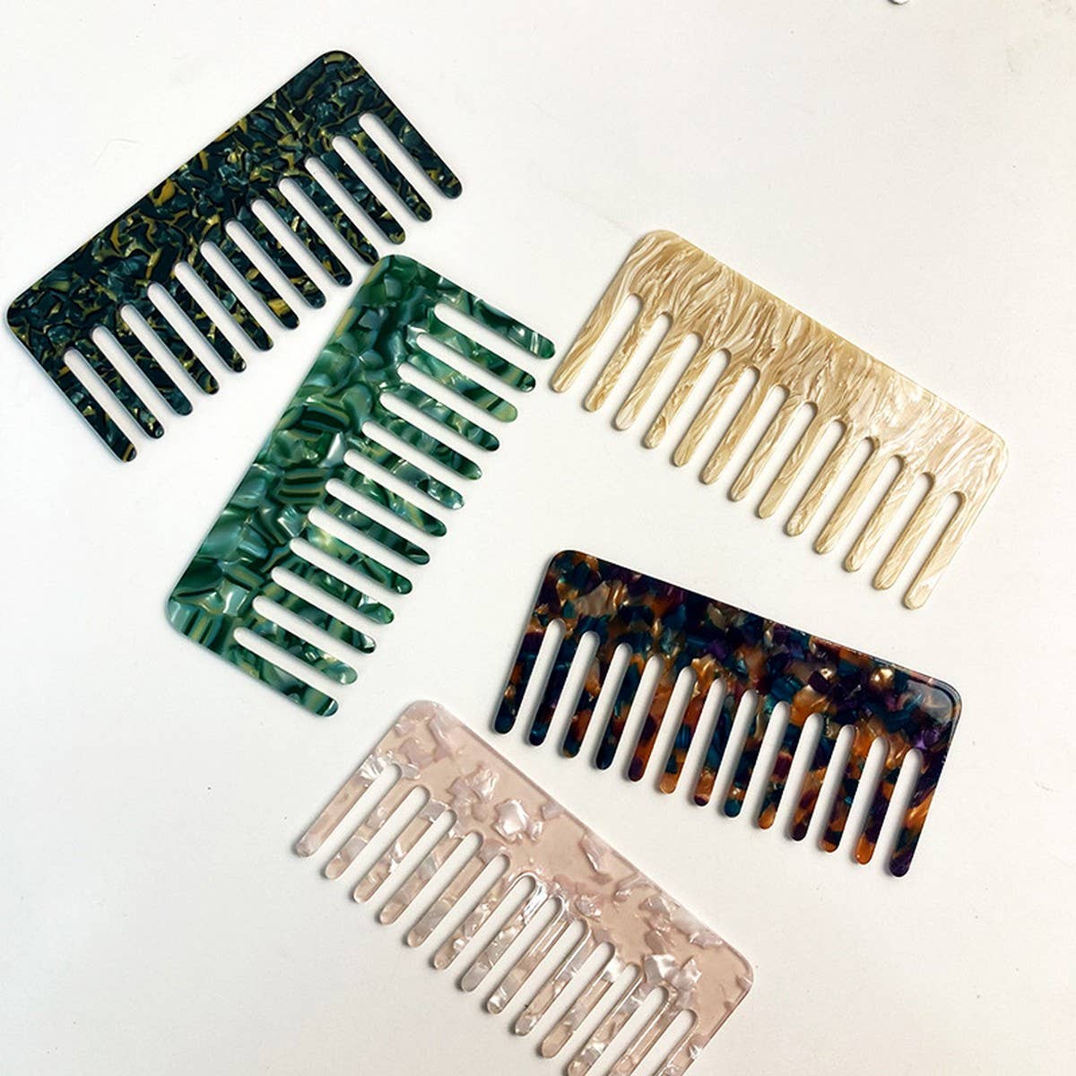 Tortoiseshell Acetate Comb Vintage Anti-Static_CWMM6403