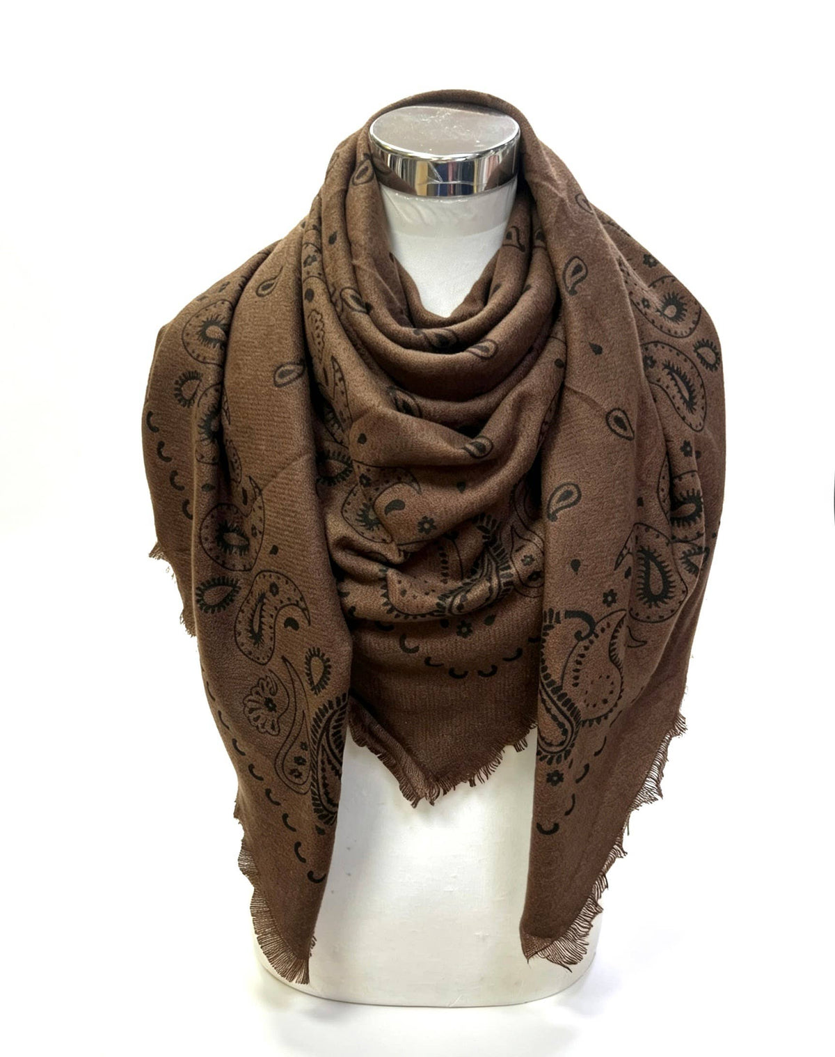 Large Wool Bandana Scarf
