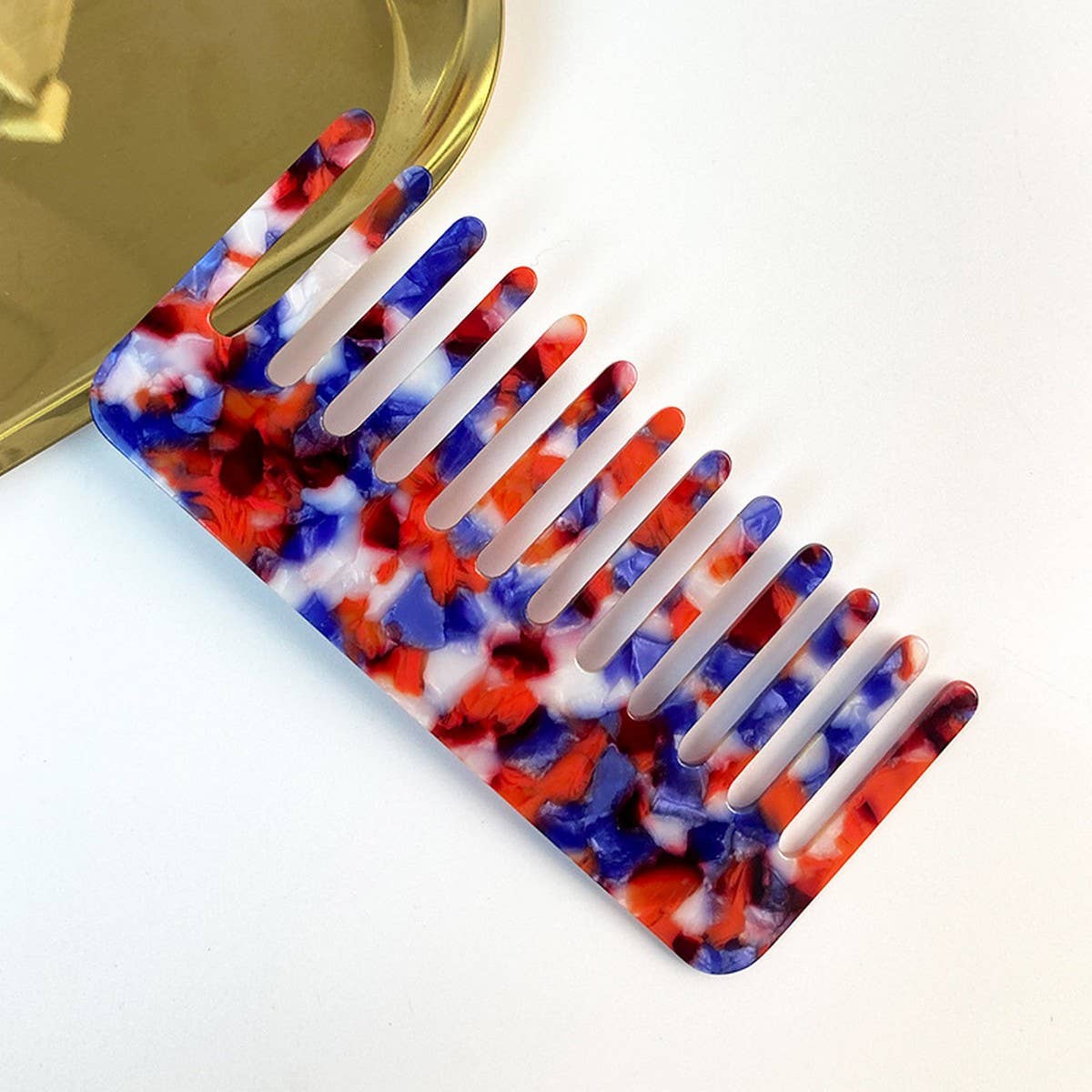 Tortoiseshell Acetate Comb Vintage Anti-Static_CWMM6403
