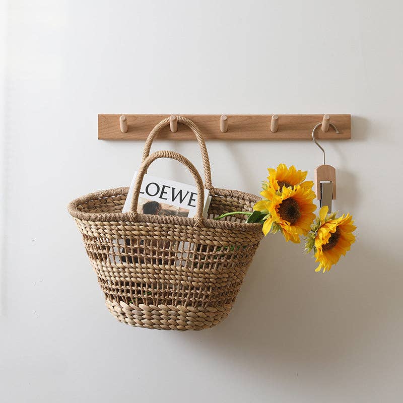 French Vintage Woven Bag Trendy Beach Tote