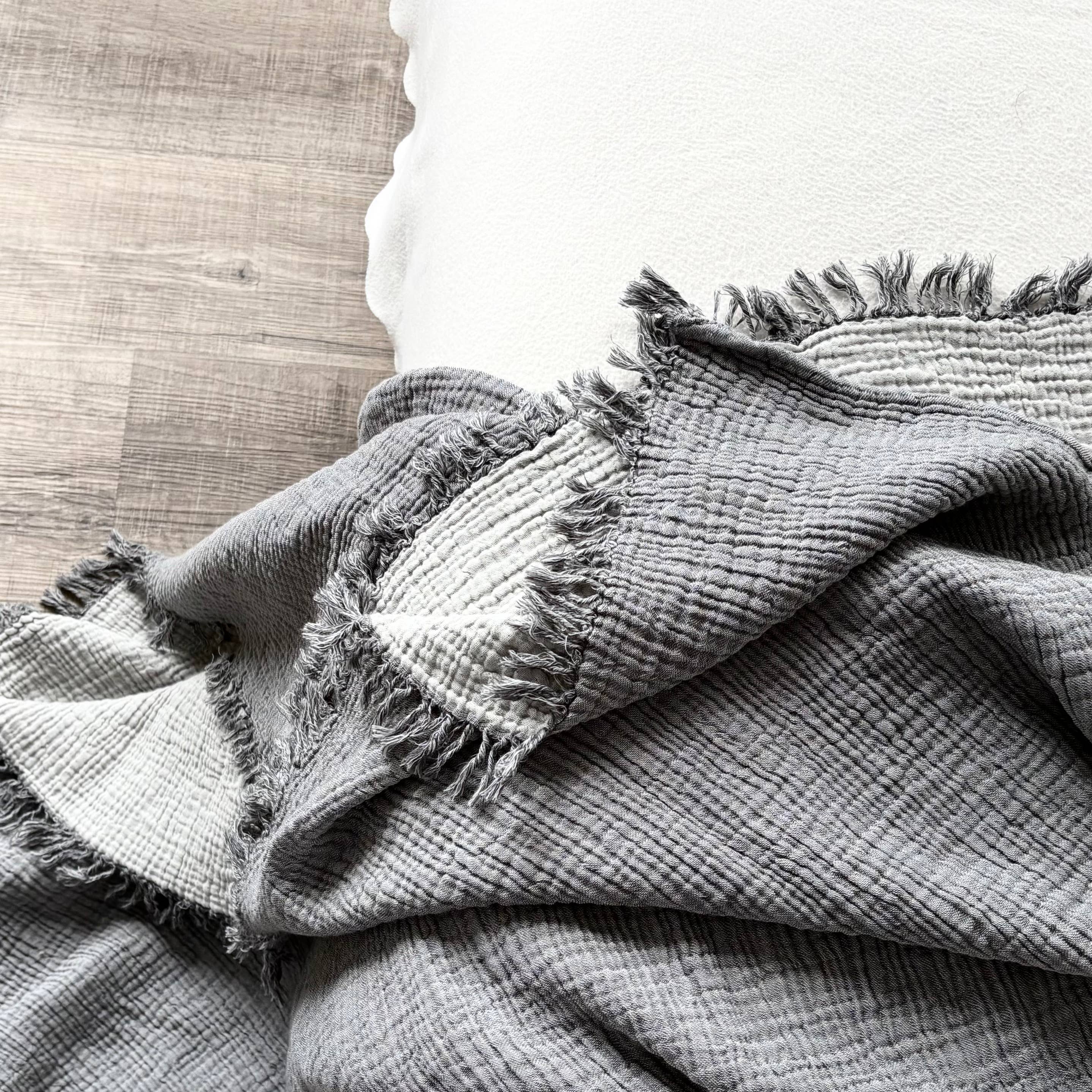  Stonewashed  Throw Blanket - 3 Colors 