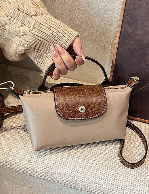 Ladies Color Block Flap Crossbody