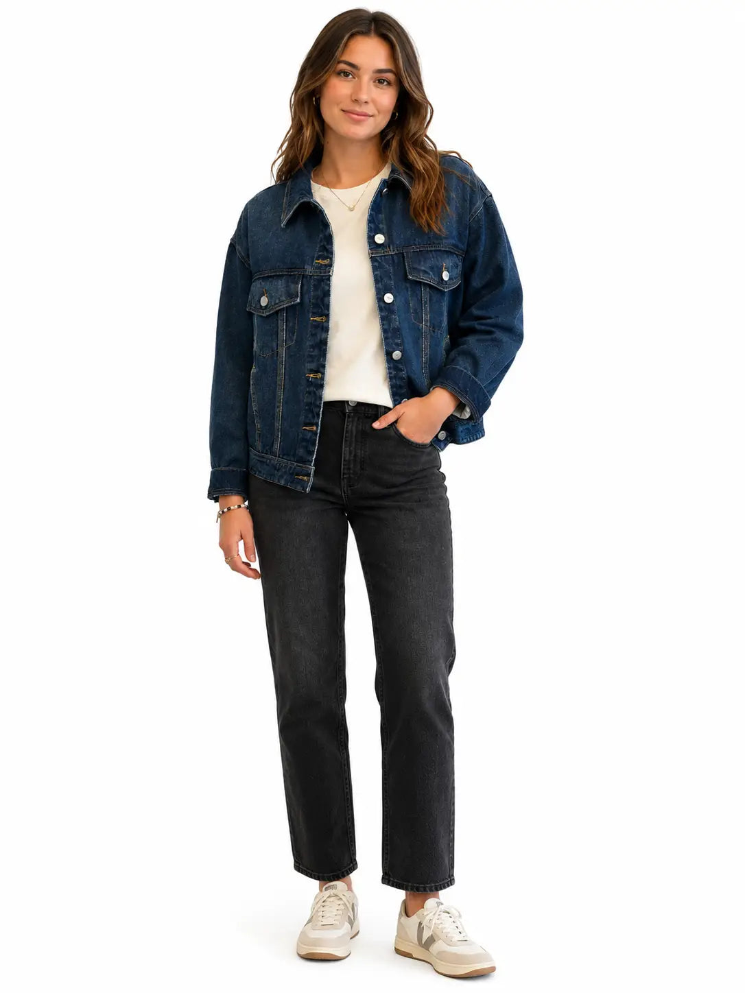 Della Benson Boyfriend Denim Jacket