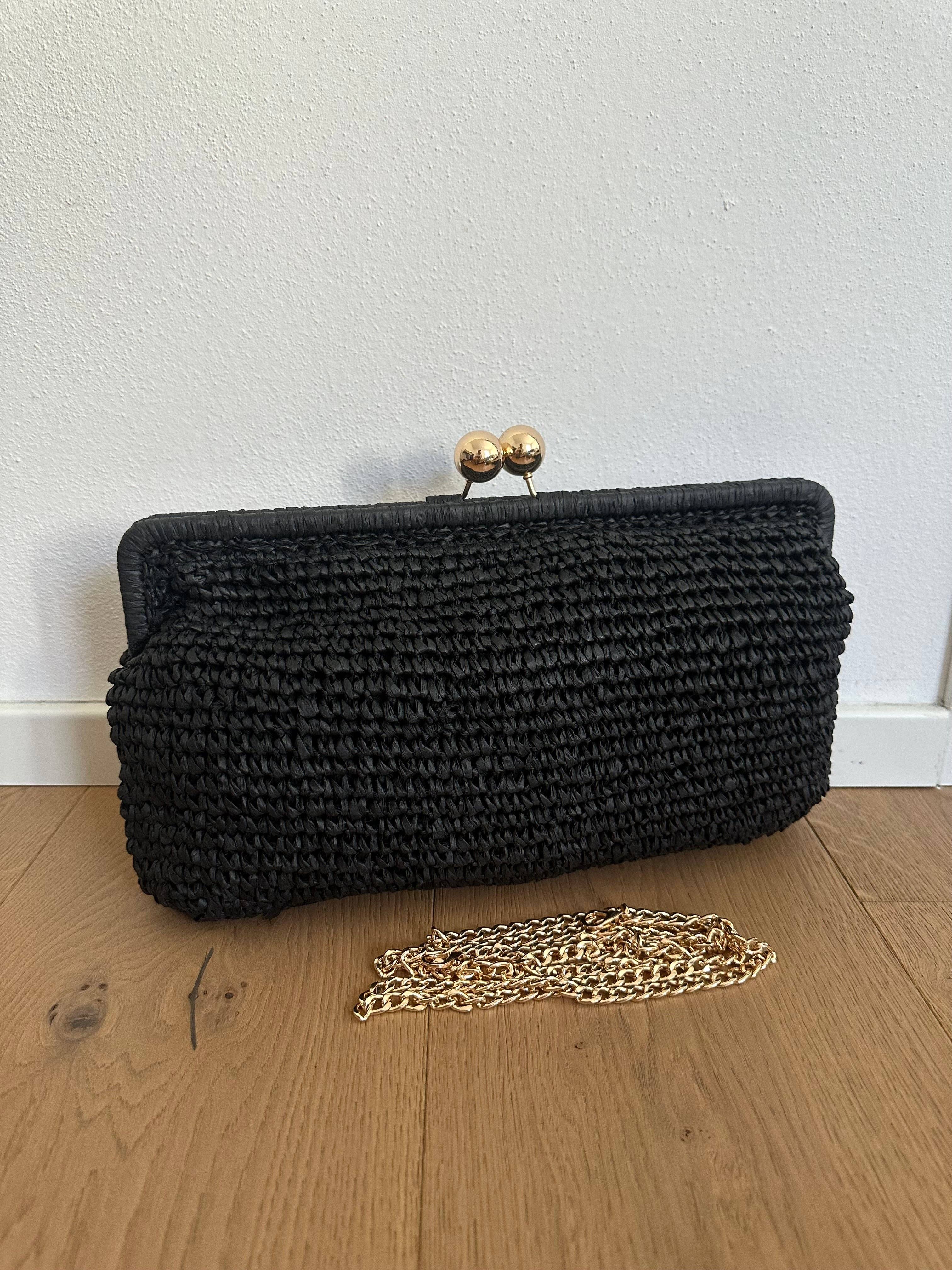 MIYA - Raffia clutch