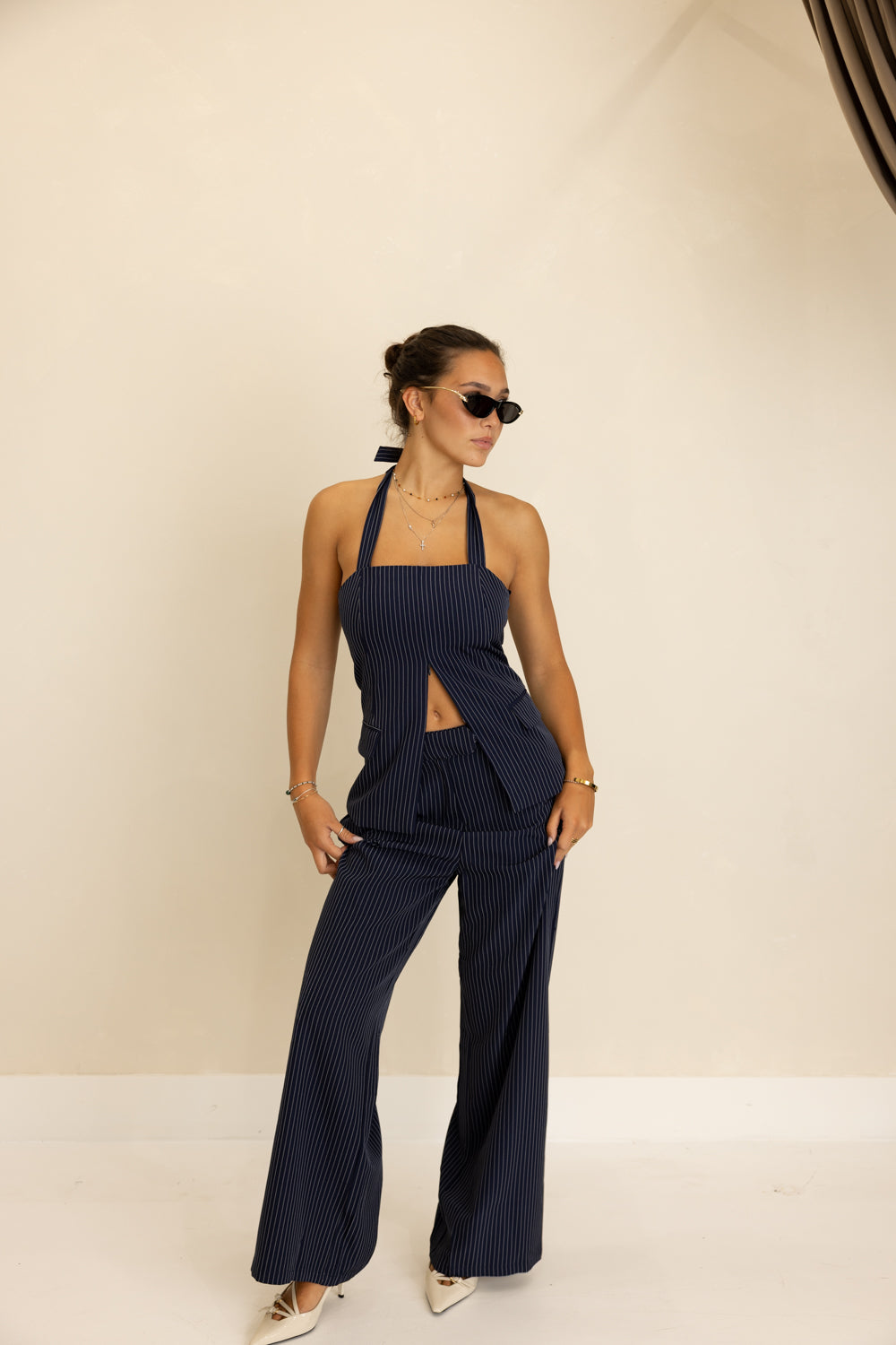 Noelle Striped Pants