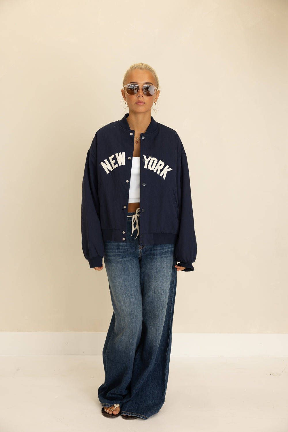 NYC Oversized Varsity Jacket