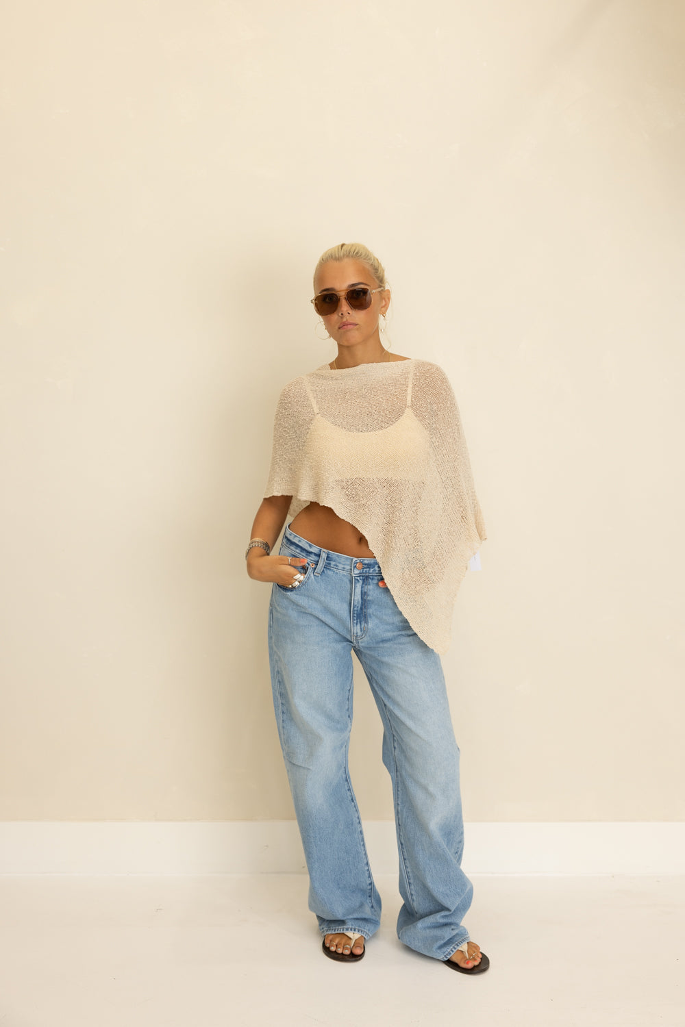 Dawn Knit Poncho