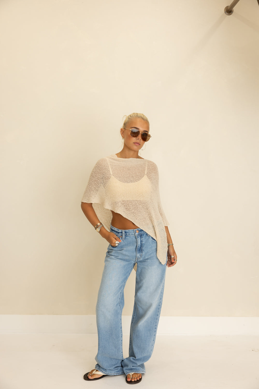Dawn Knit Poncho