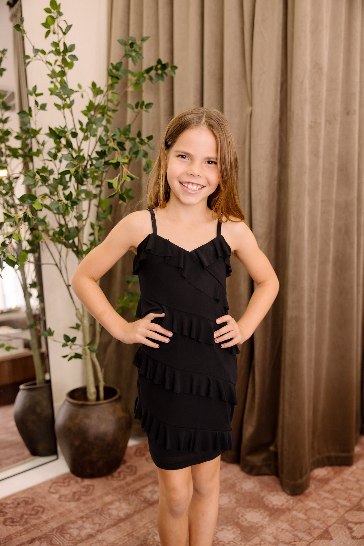Wanda Ruffle Party Dress