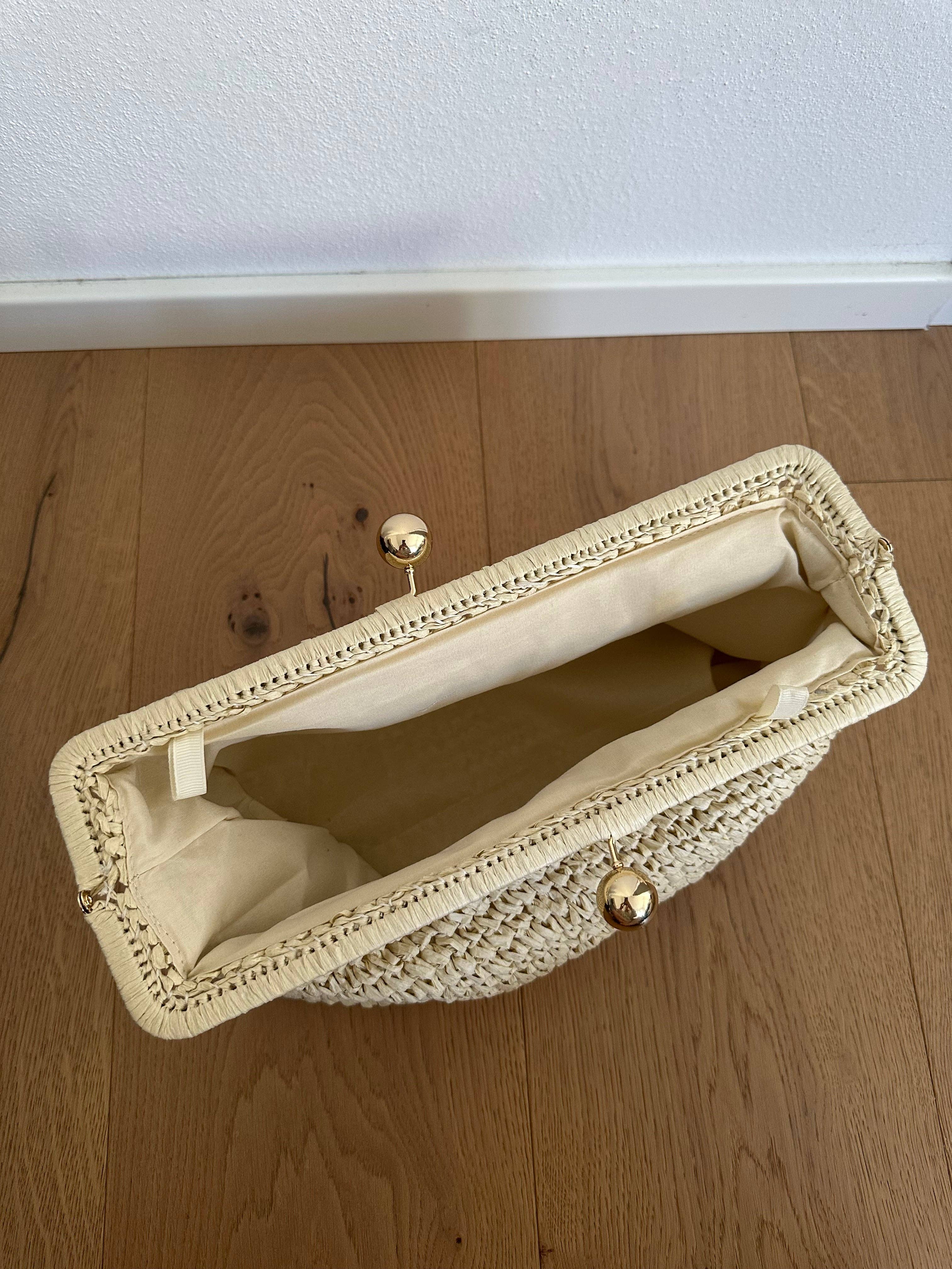 MIYA - Raffia clutch