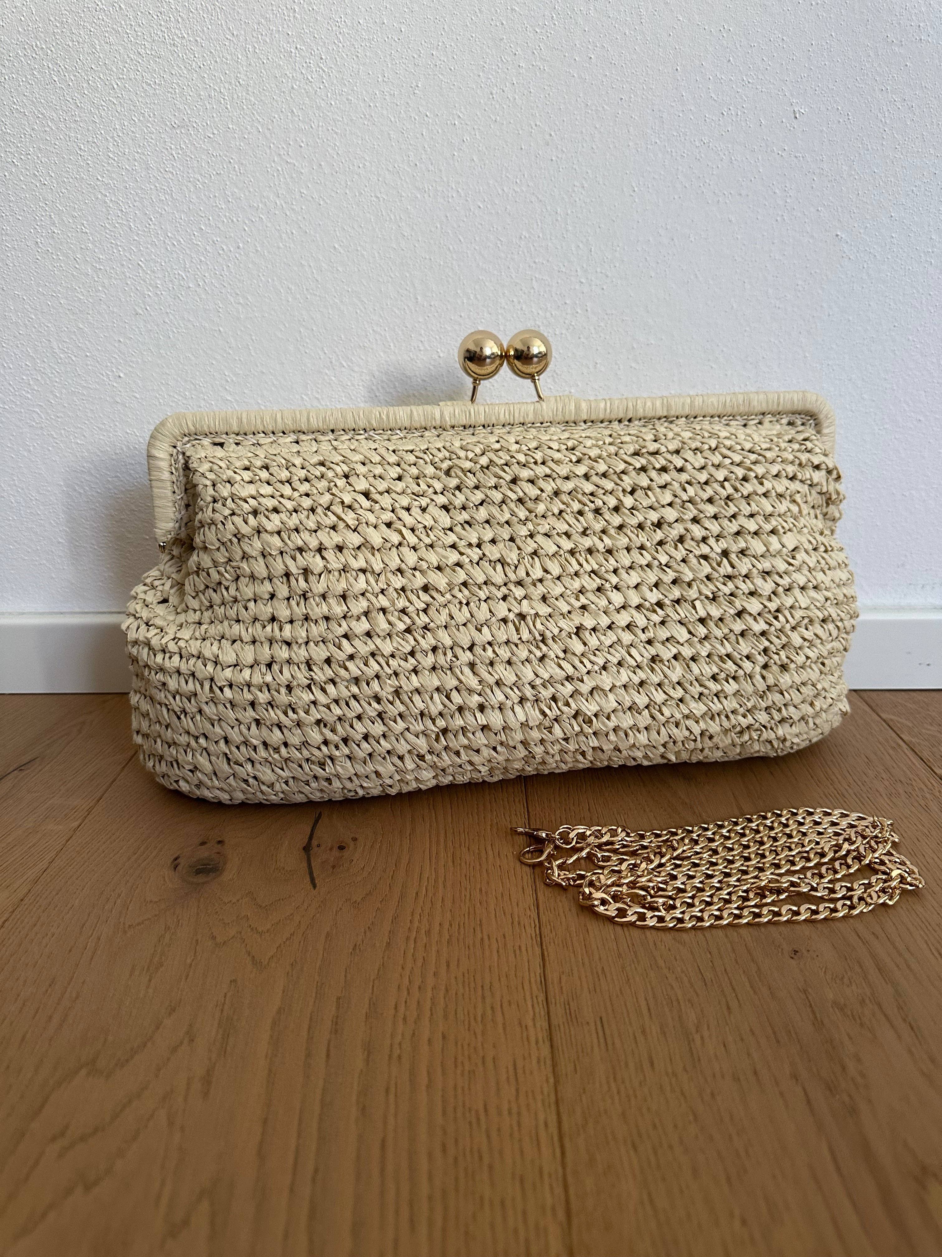 MIYA - Raffia clutch