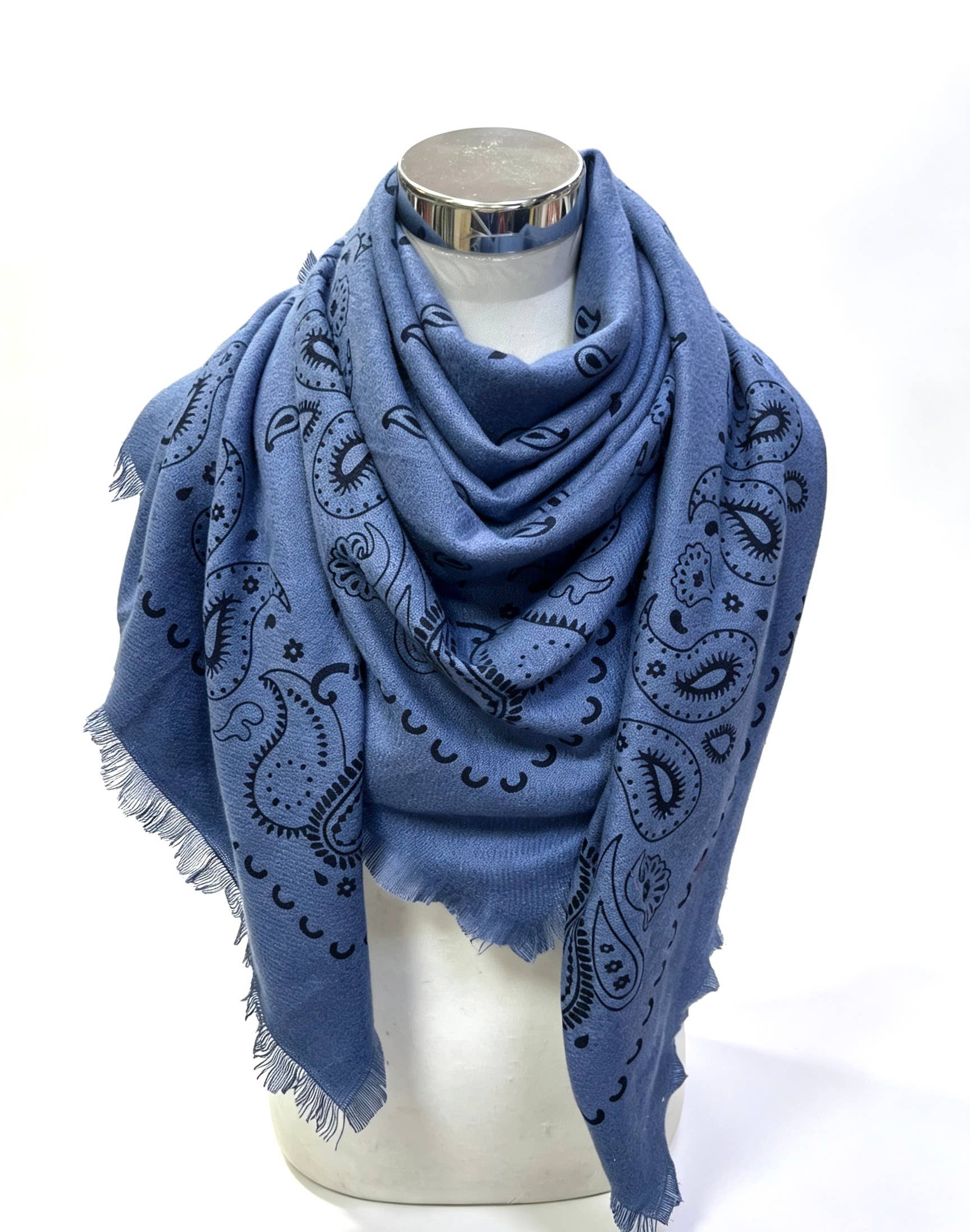 Large Wool  Bandana Scarf