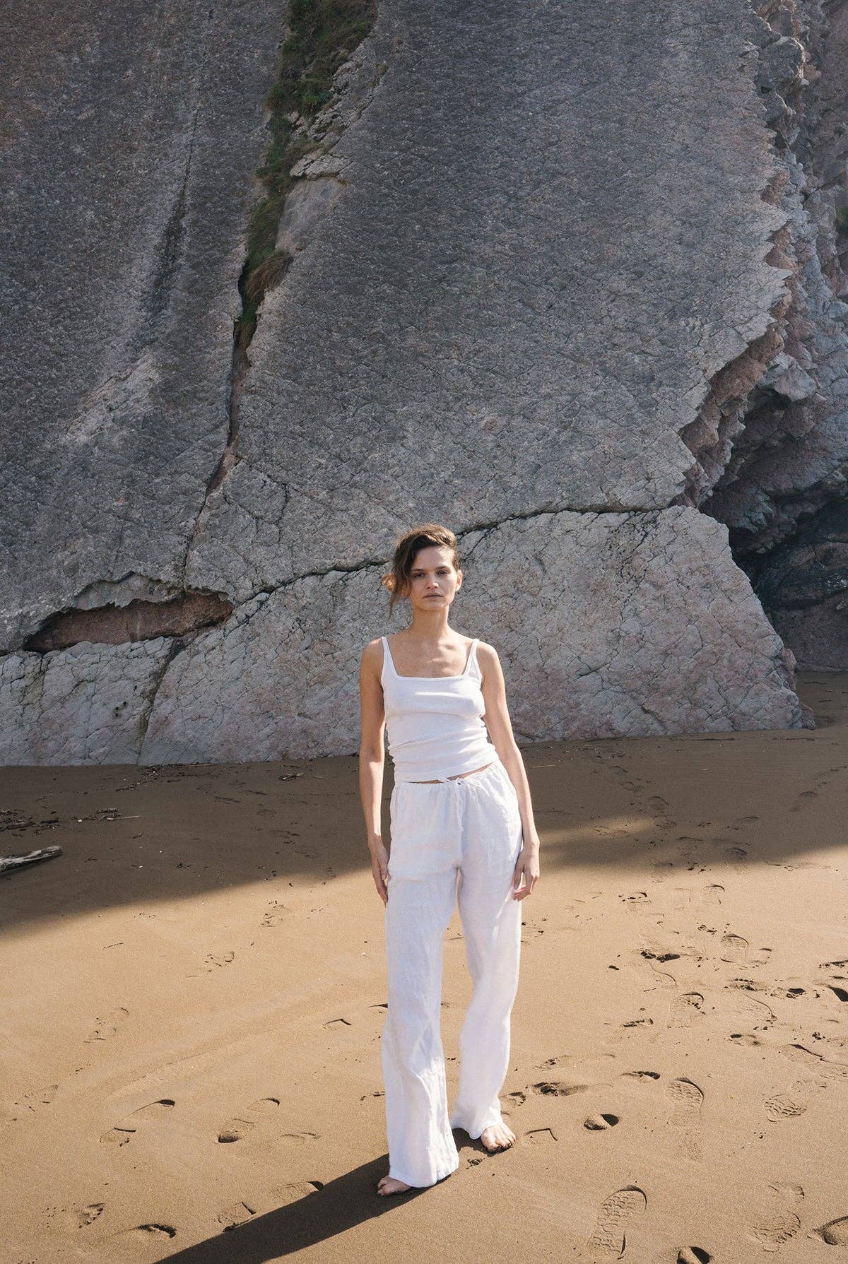 Linen Drawstring Pant