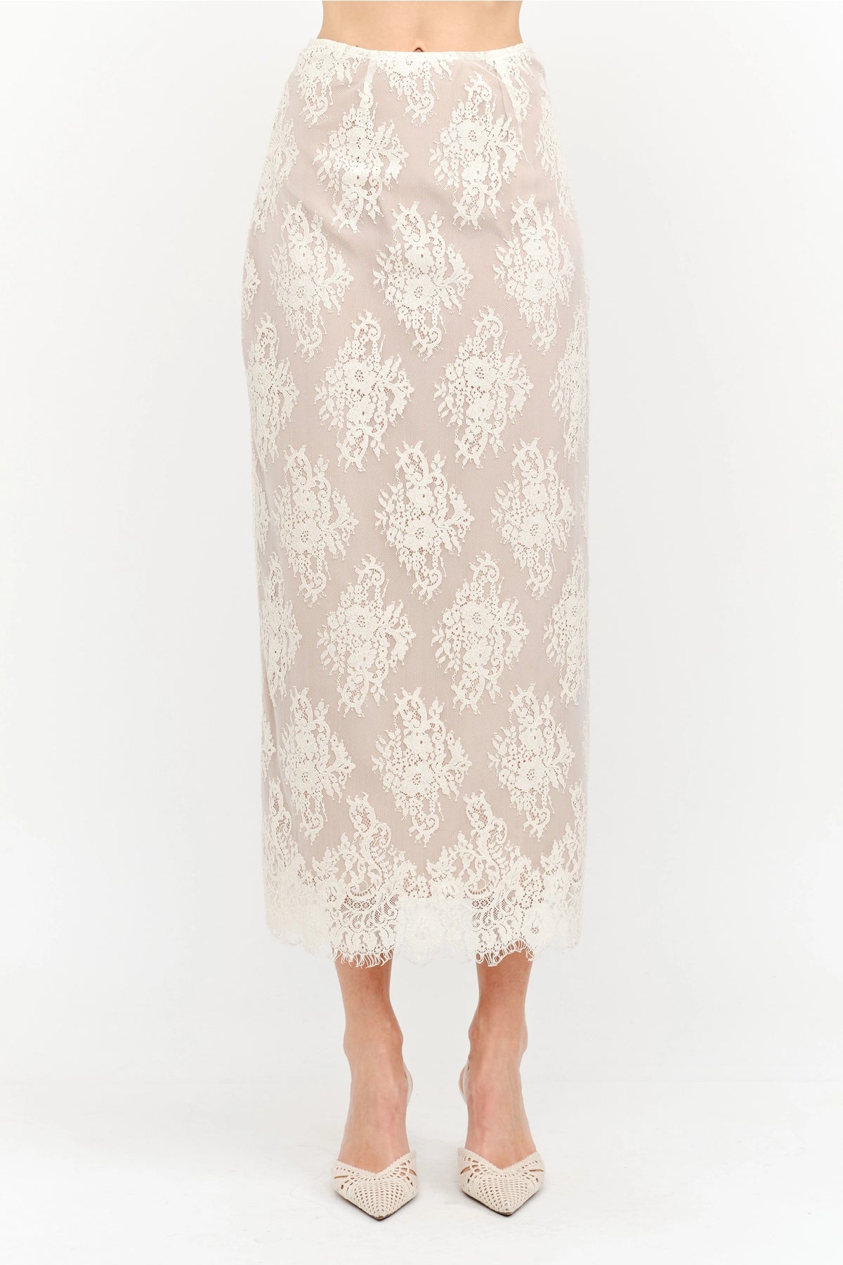 Lennon Lace Midi Skirt