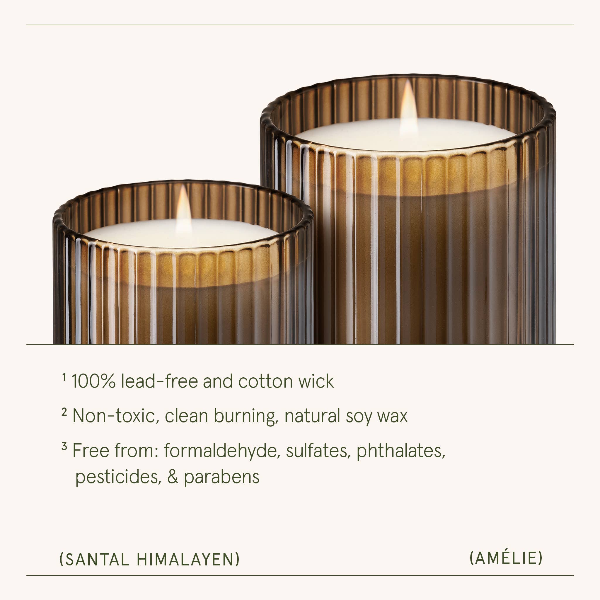 Scented Candle - Santal Himalayen - 7oz | La Jolie Muse