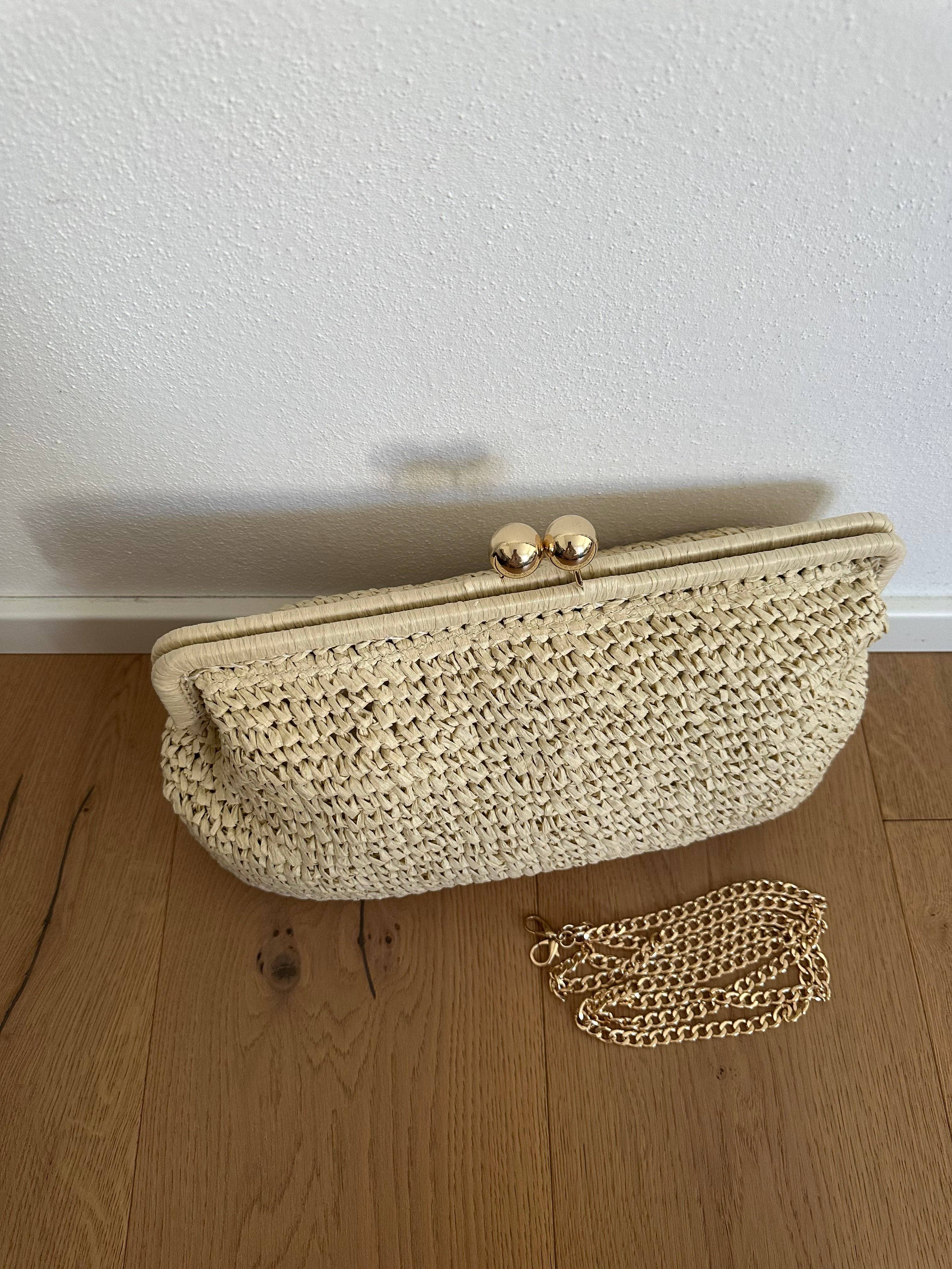MIYA - Raffia clutch