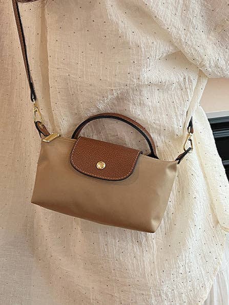 Ladies Color Block Flap Crossbody
