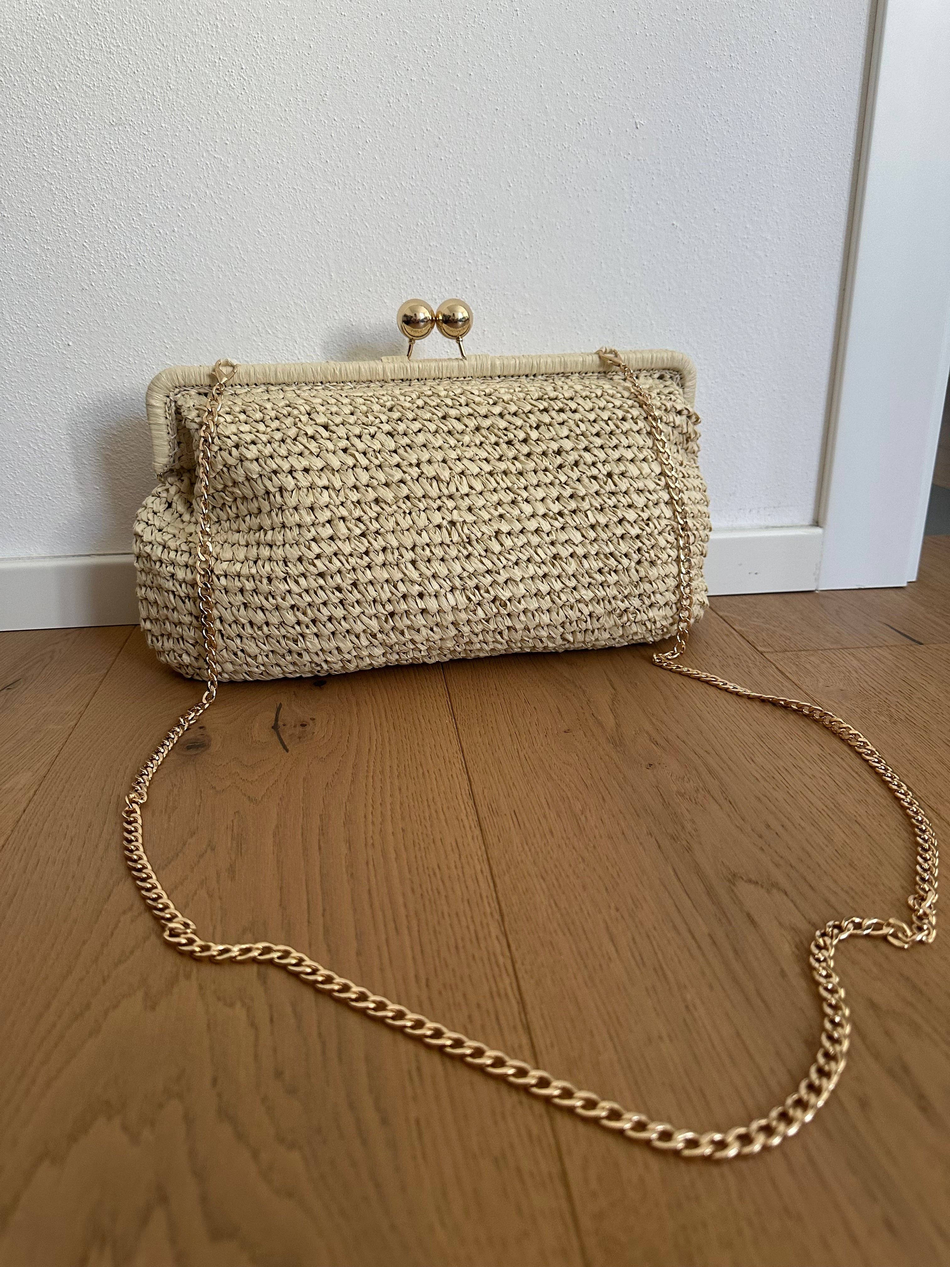 MIYA - Raffia clutch
