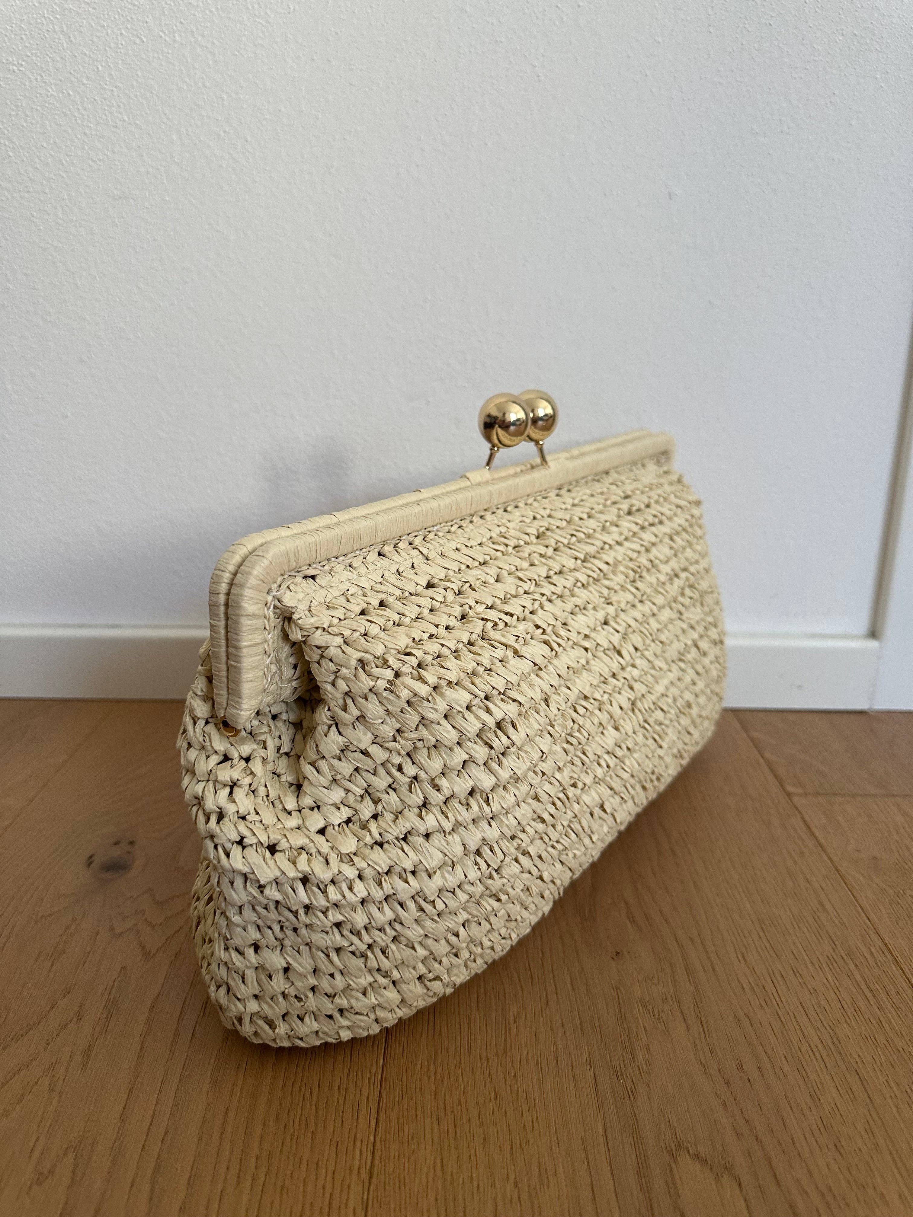MIYA - Raffia clutch