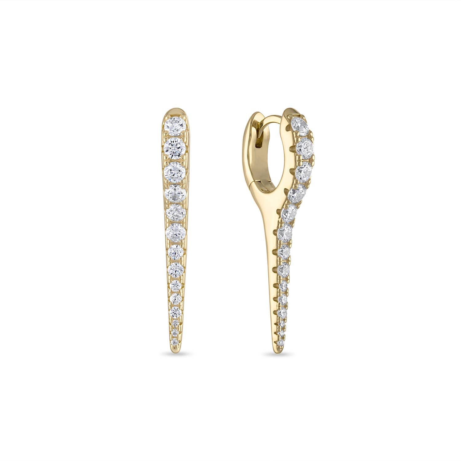 Spike Huggie Earrings Best