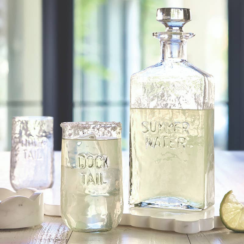 Face to Face Glass Decanter - Summer Water