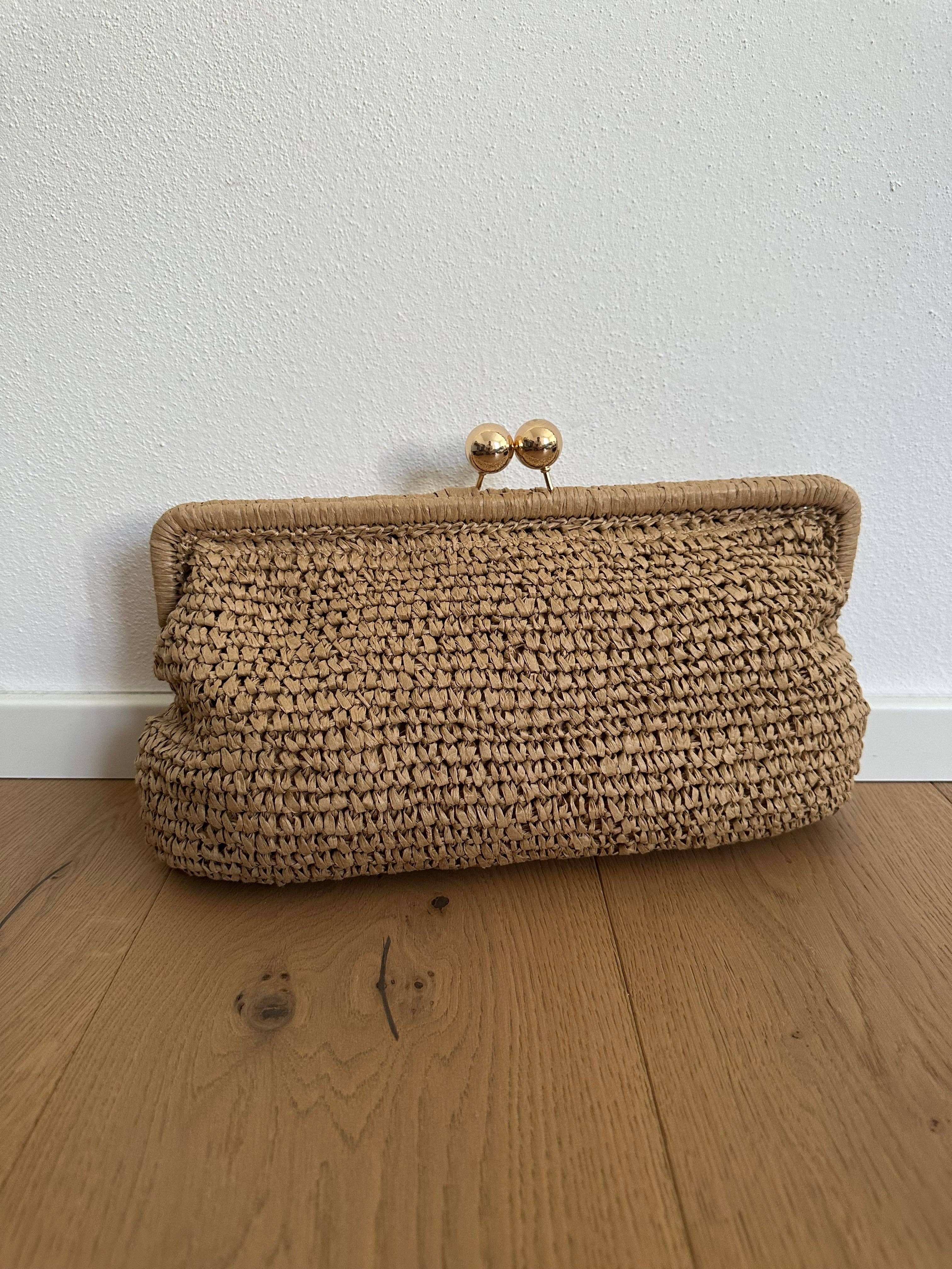 MIYA - Raffia clutch