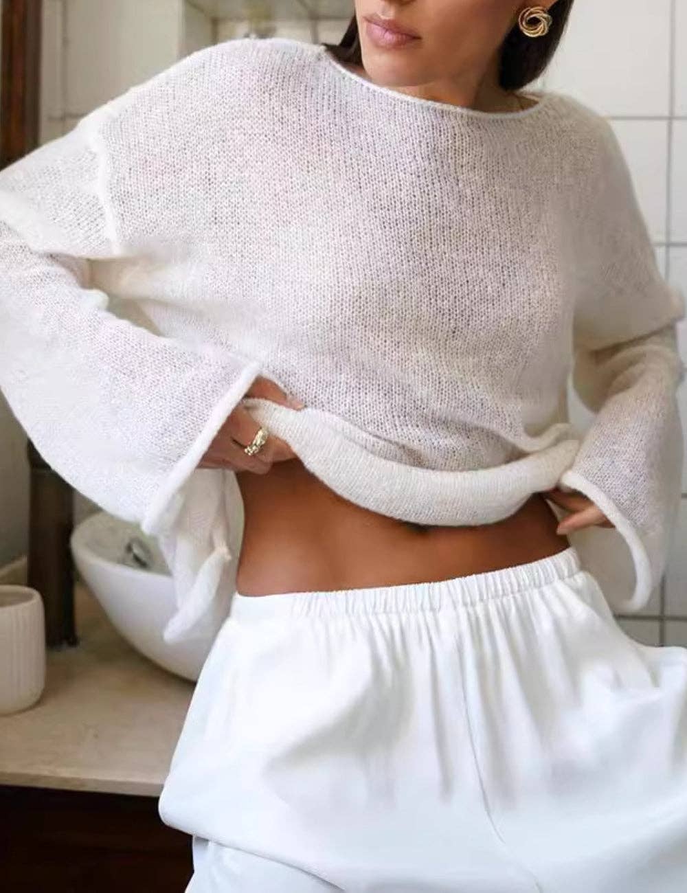 Sienna Knit Wide Crew Neck