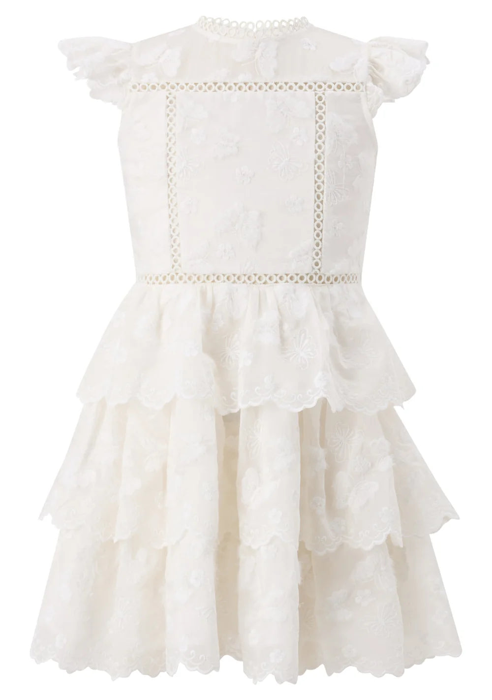 Alisha  Mini Dress in Creme | Tween