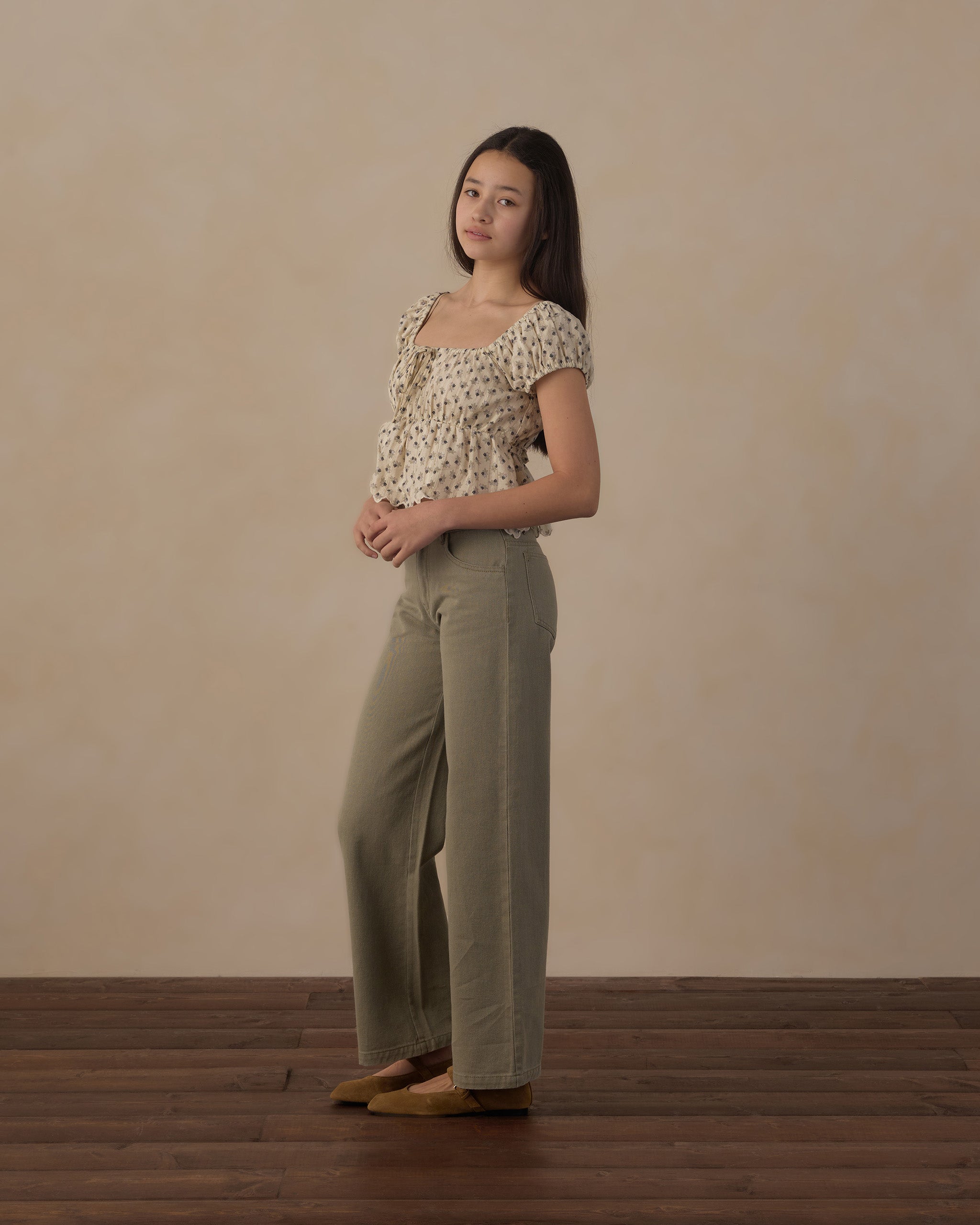 Teen Baggy Wide Leg Denim