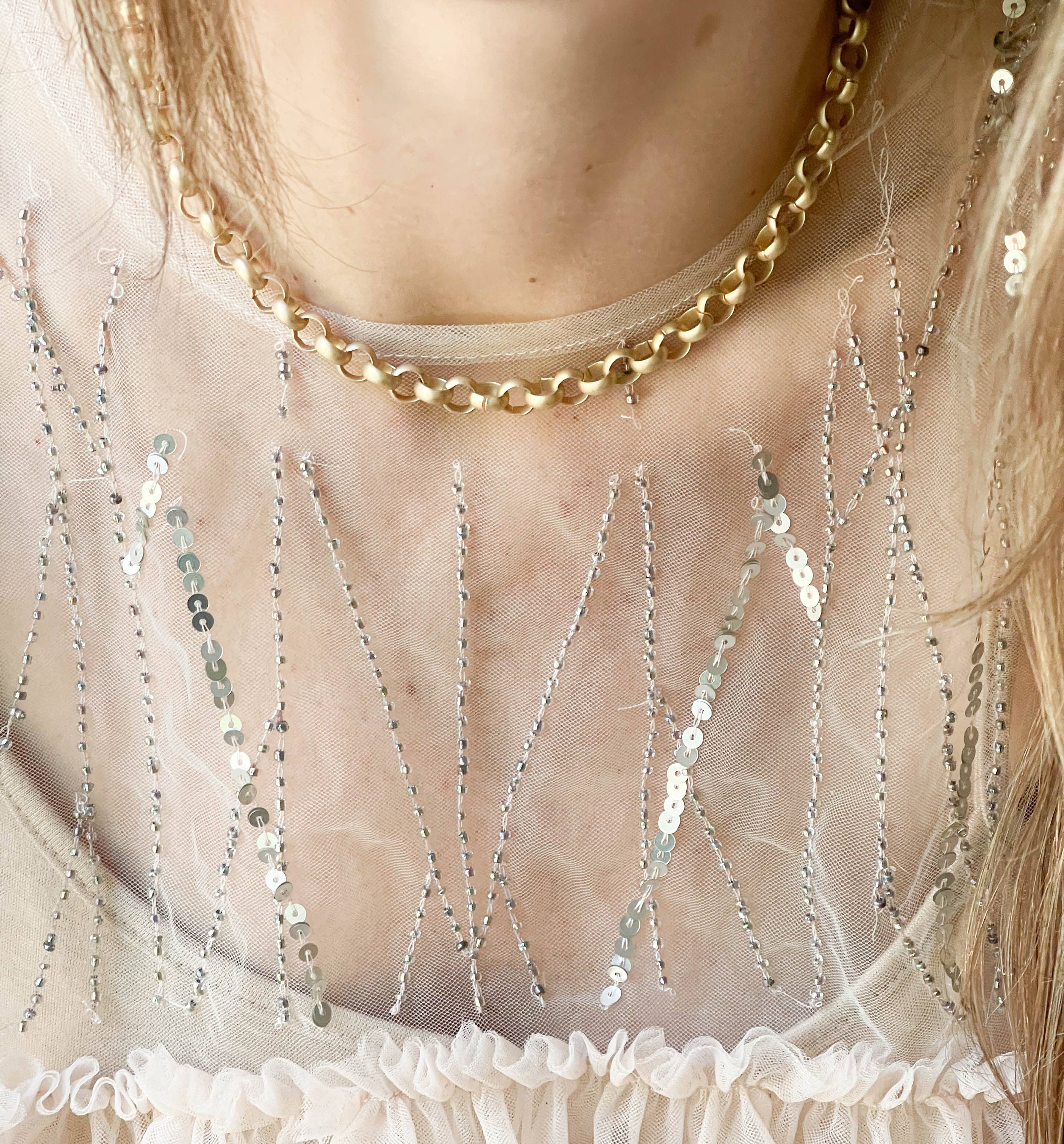 Adjustable Chunky Gold Necklace