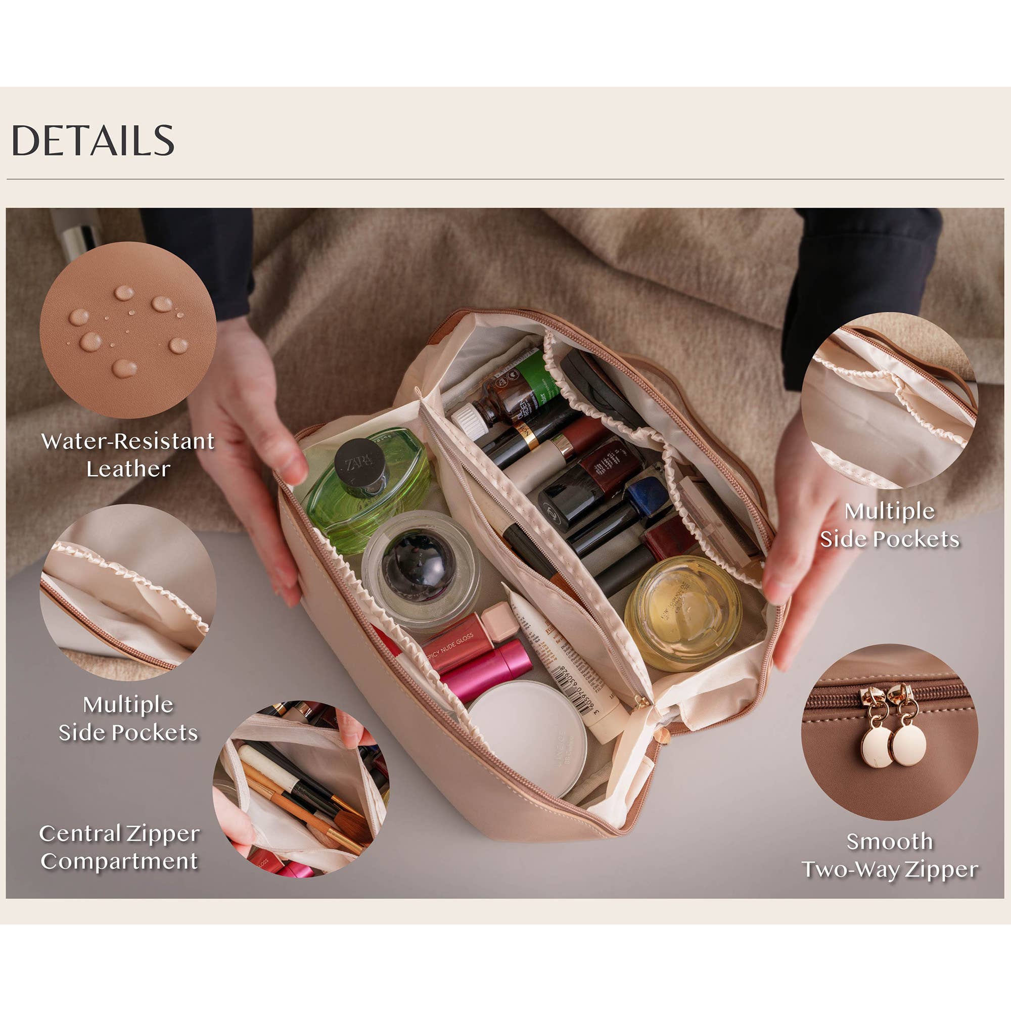 Handheld Makeup Bag