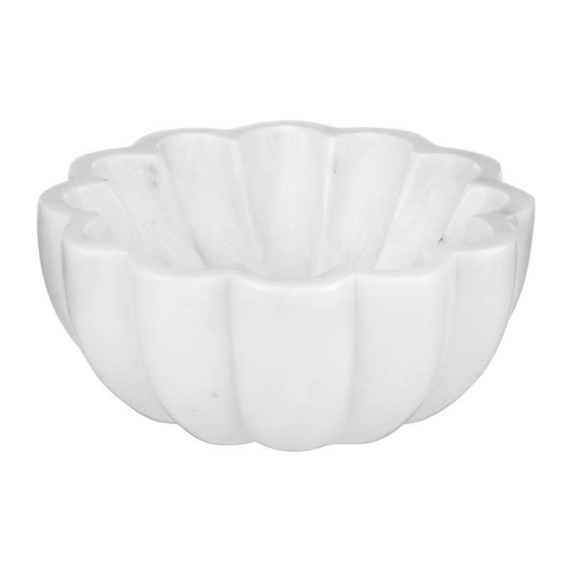 Face to Face Marble Bowl - Scallop