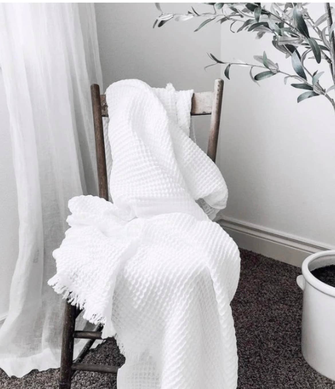 Waffle Soft 100% Turkish Cotton Blanket -  5 Colors