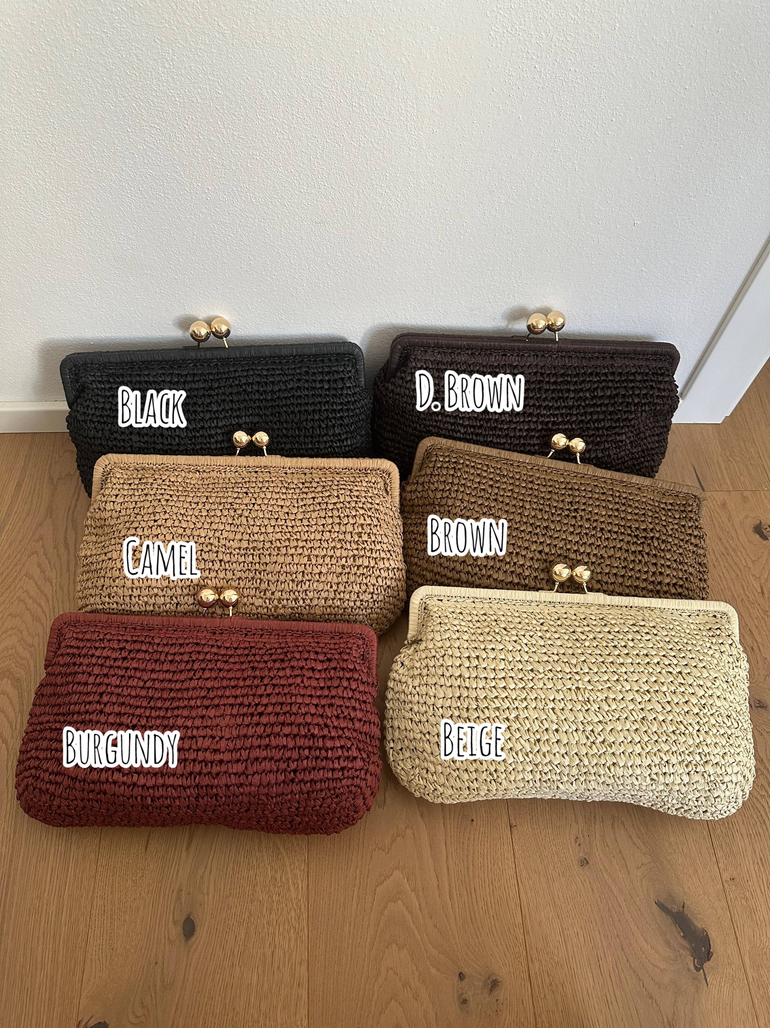 MIYA - Raffia clutch