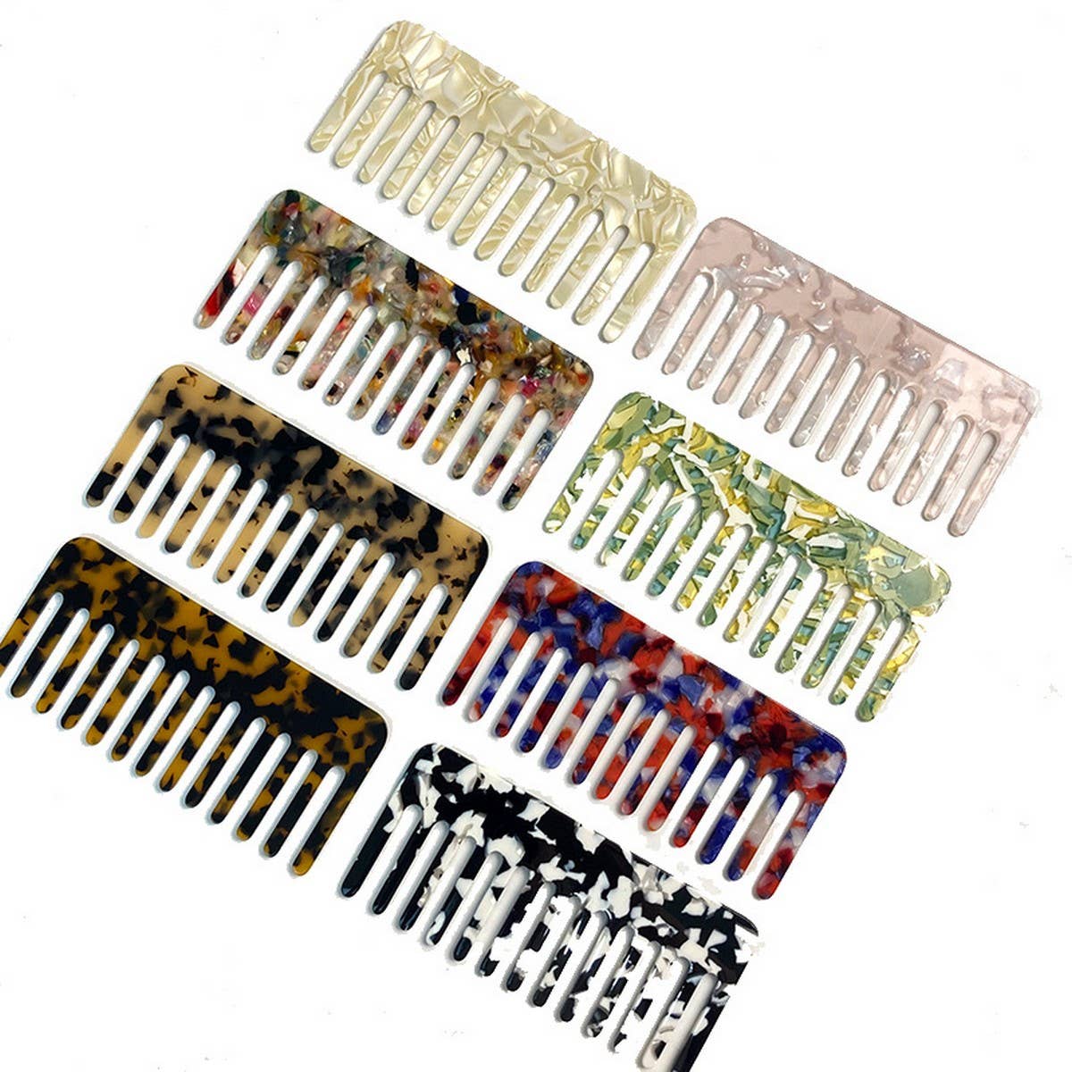 Tortoiseshell Acetate Comb Vintage Anti-Static_CWMM6403